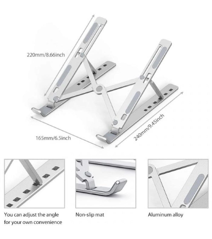 Portable Laptop Stand, Aluminum Laptop Holder