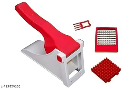 French Fry Cutter – Manual Potato Chopper | Stainless Steel Blades