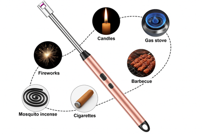 Electric Lighter For Kitchen Rechargeable Portable Lighter For Gas Stove