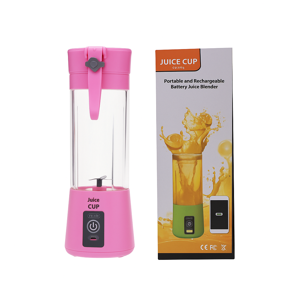 Portable 6 Blades Juicer Blender Mixer USB Rechargeable Juicer / Fresh Fruits Juices Maker/Gym/Outdoor/ Mini Juicer Milkshake Smoothie Maker