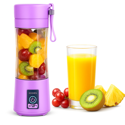 Portable 6 Blades Juicer Blender Mixer USB Rechargeable Juicer / Fresh Fruits Juices Maker/Gym/Outdoor/ Mini Juicer Milkshake Smoothie Maker