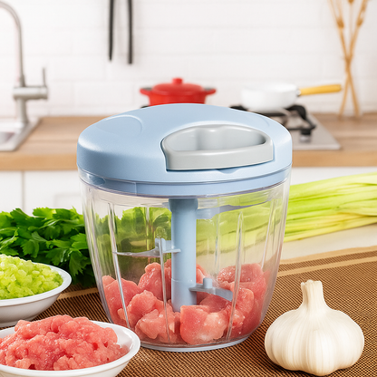 Household Garlic Masher, Manual Garlic Press With Pull-Out Design, Small-Sized And 900ml Capacity Garlic Chopper