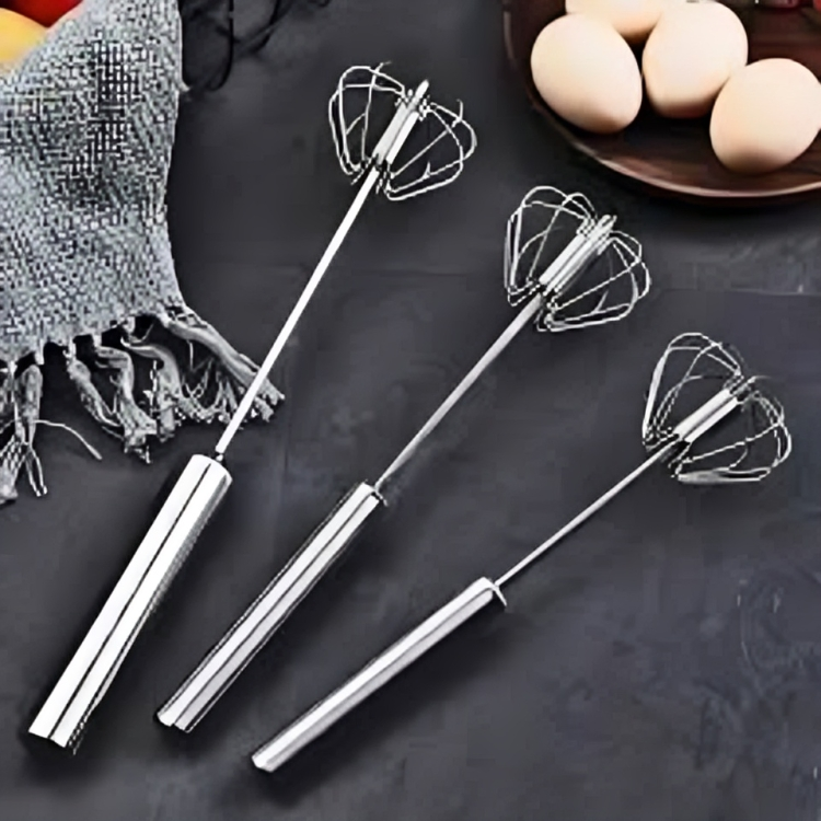 Semi Automatic Egg Beater Rotating Cream Egg Mixer Household Manual Egg Beater Baking Tool | Kitchen Tools