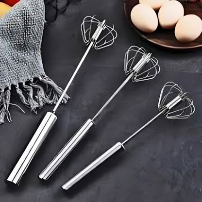 Semi Automatic Egg Beater Rotating Cream Egg Mixer Household Manual Egg Beater Baking Tool | Kitchen Tools