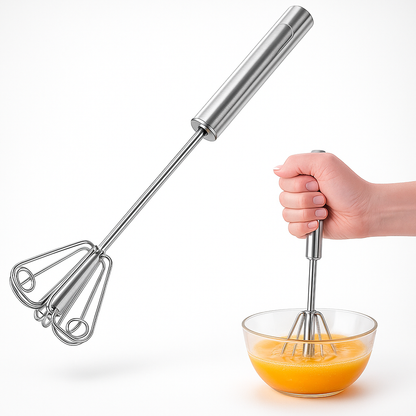 Semi Automatic Egg Beater Rotating Cream Egg Mixer Household Manual Egg Beater Baking Tool | Kitchen Tools