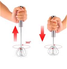 Semi Automatic Egg Beater Rotating Cream Egg Mixer Household Manual Egg Beater Baking Tool | Kitchen Tools