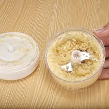 Household Garlic Masher, Manual Garlic Press With Pull-Out Design, Small-Sized And 900ml Capacity Garlic Chopper