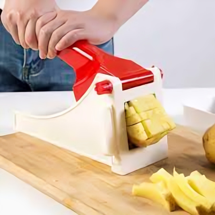 French Fry Cutter – Manual Potato Chopper | Stainless Steel Blades